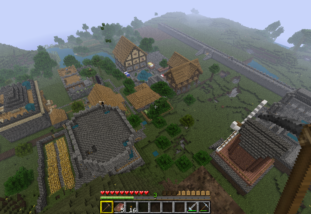 Minecraft Dorf wächst